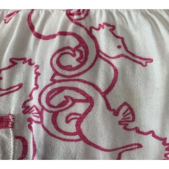 HATLEY Seahorse Sun Dress Girls 18-24 Mos Toddler Girl Beachy White Pink Pockets - Picture 4 of 6